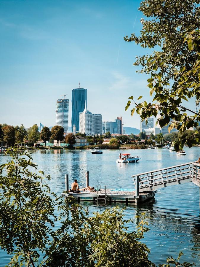 Vienna Green - Modern New Apartment, Old Danube Ngoại thất bức ảnh